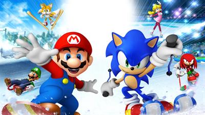 Mario & Sonic at the Olympic Winter Games - Fanart - Background Image