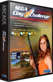 Sega Clay Challenge - Box - 3D Image