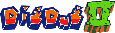 Dig Dug II - Clear Logo Image