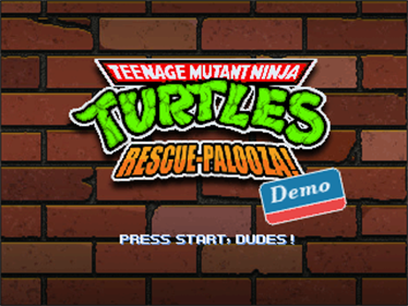Teenage Mutant Ninja Turtles: Rescue-Palooza! - Screenshot - Game Title Image