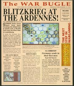 Blitzkrieg: Battle at the Ardennes - Box - Back Image