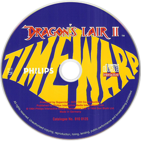 Dragon's Lair II: Time Warp - Disc Image