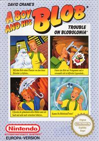 A Boy and His Blob: Trouble on Blobolonia - Box - Front Image