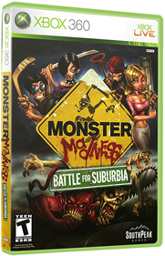 Monster Madness: Battle for Suburbia - Box - 3D Image