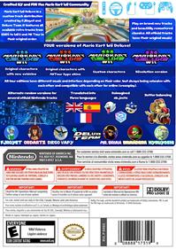 Mario Kart Wii Deluxe: Blue Edition - Box - Back Image