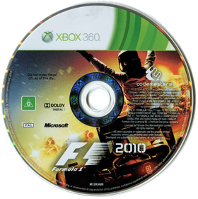 F1 2010 - Disc Image