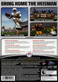 NCAA Football 06 - Box - Back Image