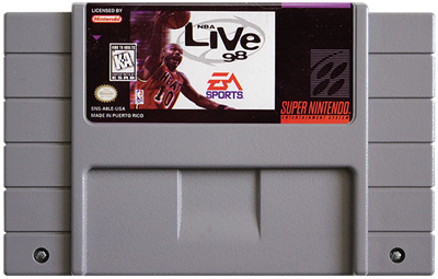 NBA Live 98 - Fanart - Cart - Front