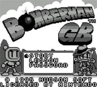 Bomberman GB - Screenshot - Game Title Image