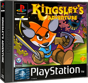 Kingsley's Adventure - Box - 3D Image