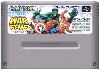 Marvel Super Heroes in War of the Gems - Fanart - Box - Front Image