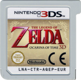 The Legend of Zelda: Ocarina of Time 3D - Cart - Front Image