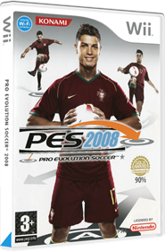 PES 2008: Pro Evolution Soccer - Box - 3D Image