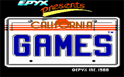 California Games - Screenshot - Game Title Image