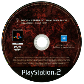 Dirge of Cerberus: Final Fantasy VII - Disc Image
