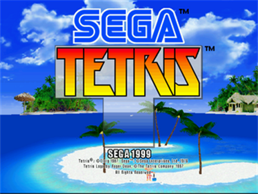 Sega Tetris - Screenshot - Game Title Image