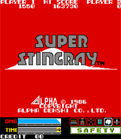 Super Stingray - Screenshot - Game Title Image