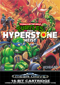 Teenage Mutant Ninja Turtles: The Hyperstone Heist - Fanart - Box - Front Image