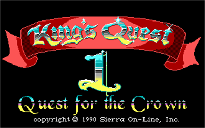 King's Quest I: Quest for the Crown - Screenshot - Game Title Image