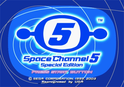 Space Channel 5: Special Edition - Screenshot - Game Title Image