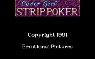 Cover Girl Poker - Screenshot - Game Title Image
