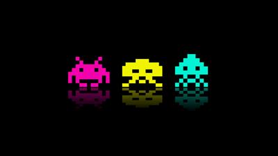 Space Invaders: Fukkatsu no Hi - Fanart - Background Image