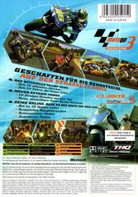 MotoGP 3 - Box - Back Image