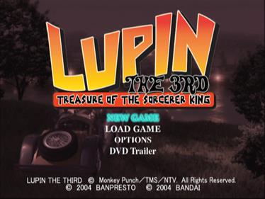Lupin the 3rd: Treasure of the Sorcerer King - Screenshot - Game Select Image