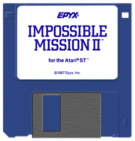 Impossible Mission 2 - Fanart - Disc Image