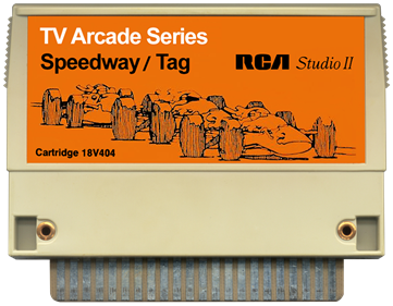TV Arcade Series: Speedway + Tag - Cart - Front Image