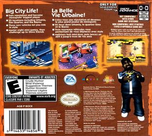 The Urbz: Sims in the City - Box - Back Image