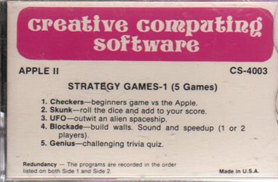 Strategy Games-1 - Box - Front Image