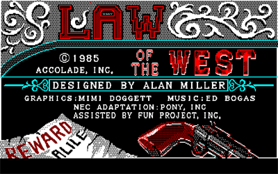 Law of the West - Screenshot - Game Title Image