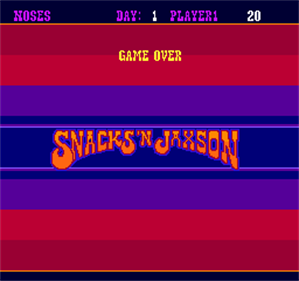 Snacks'n Jaxson - Screenshot - Game Over Image