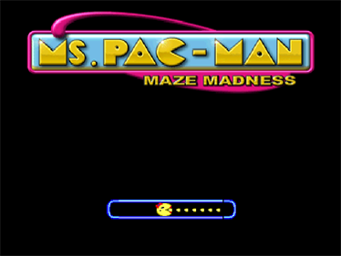 Ms. Pac-Man Maze Madness - Screenshot - Game Title Image