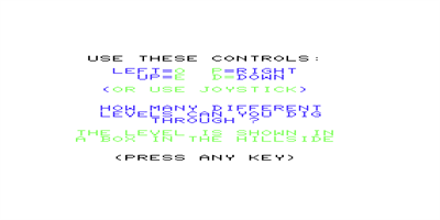 The Pit - Arcade - Controls Information Image