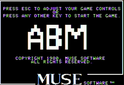 ABM: Anti-Ballistic Missile Game - Screenshot - Game Title Image