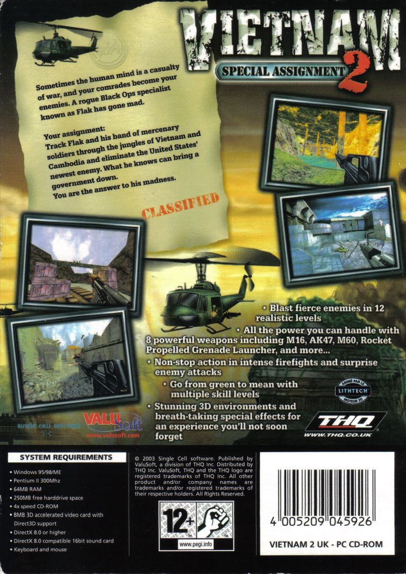 Vietnam: Black Ops 2 / Vietnam 2: Special Assignment [English] : Single  Cell Software : Free Download, Borrow, and Streaming : Internet Archive