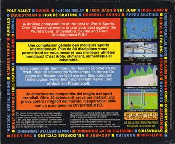 Summer Games II - Box - Back Image
