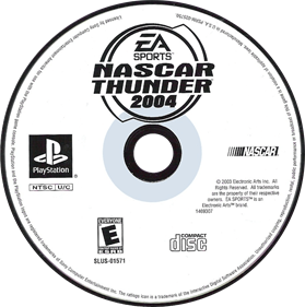 NASCAR Thunder 2004 - Disc Image