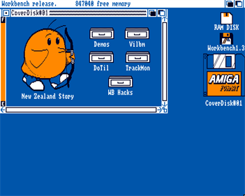 Amiga Format #1 - Screenshot - Game Select Image
