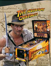 Indiana Jones: The Pinball Adventure - Advertisement Flyer - Front Image