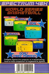 World Series Basketball - Box - Back Image