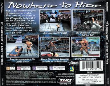 WWF Smackdown! 2: Know Your Role - Box - Back Image