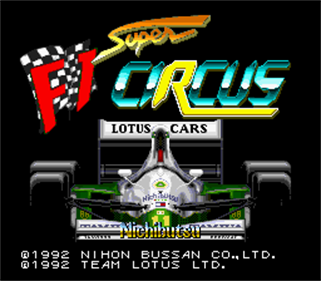 Super F1 Circus - Screenshot - Game Title Image