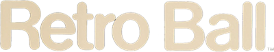 Retro Ball - Clear Logo Image