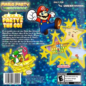 Mario Party Advance - Fanart - Box - Back Image