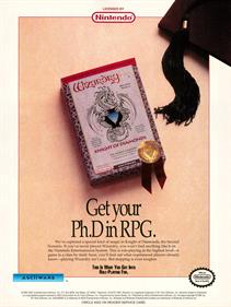 Wizardry: Knight of Diamonds: The Second Scenario - Advertisement Flyer - Front Image