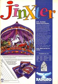 Jinxter - Advertisement Flyer - Front Image