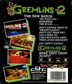 Gremlins 2: The New Batch - Box - Back Image